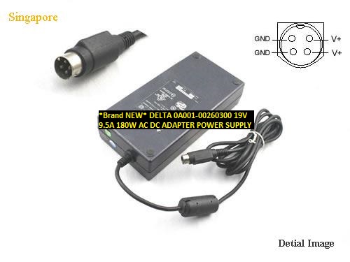 *Brand NEW*180W 0A001-00260300 DELTA 19V 9.5A AC DC ADAPTER POWER SUPPLY - Click Image to Close